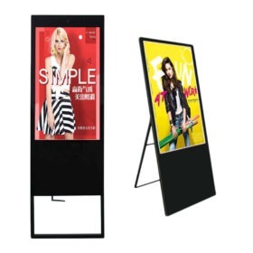 43 inch Floor Stand Folding LCD Advertising Player