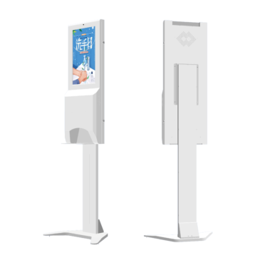 LCD Digital Display Signage with Hand Sanitizer Dispenser